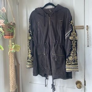 Free People Golden Quills Jacket